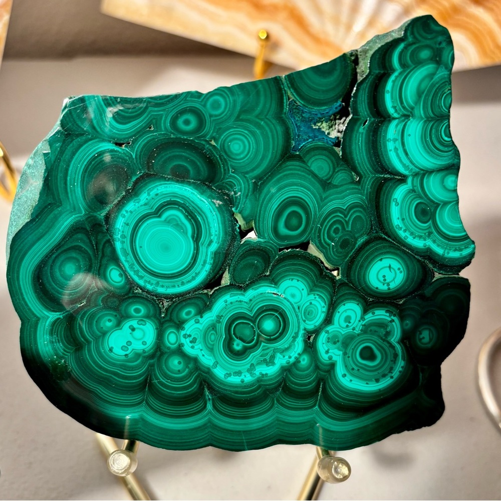 Gorgeous genuine Malachite slab